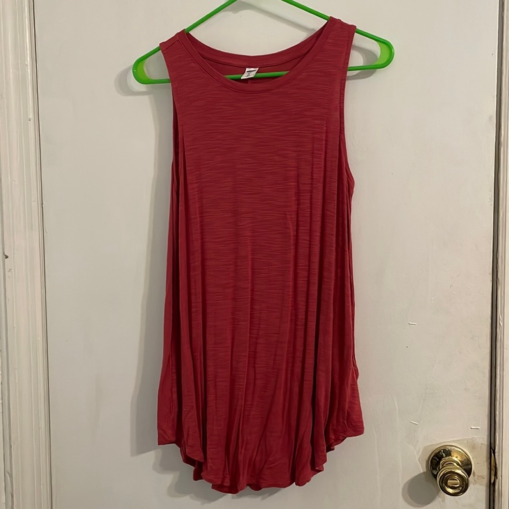 old navy swing tank in salmon. Smooth, light for summer, can be dresses up